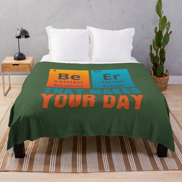 Item preview, BEER THAT MAKES YOUR DAY - Positive, motivational, funny quotes written by chemical elements designed and sold by VugArtShop.