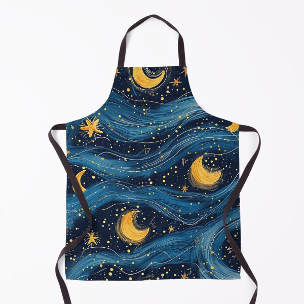 Item preview, Starry Night Pattern designed and sold by Kobi-PrintVibes.