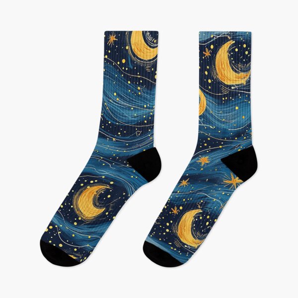 Item preview, Starry Night Pattern designed and sold by Kobi-PrintVibes.