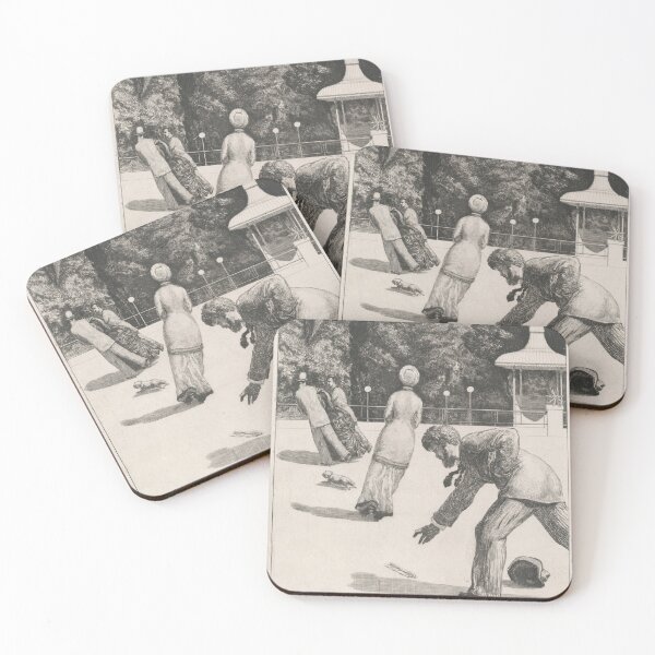 Item preview, Max Klinger Finding a Glove Fine Art Charcoal designed and sold by InteriorRefine.