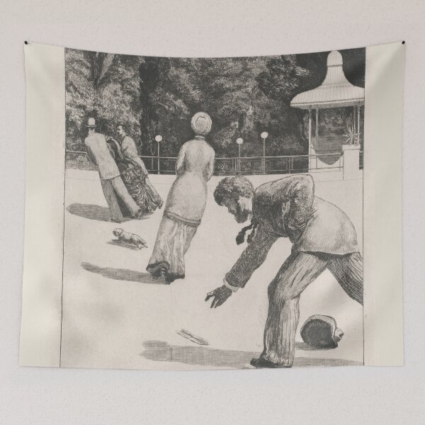 Item preview, Max Klinger Finding a Glove Fine Art Charcoal designed and sold by InteriorRefine.