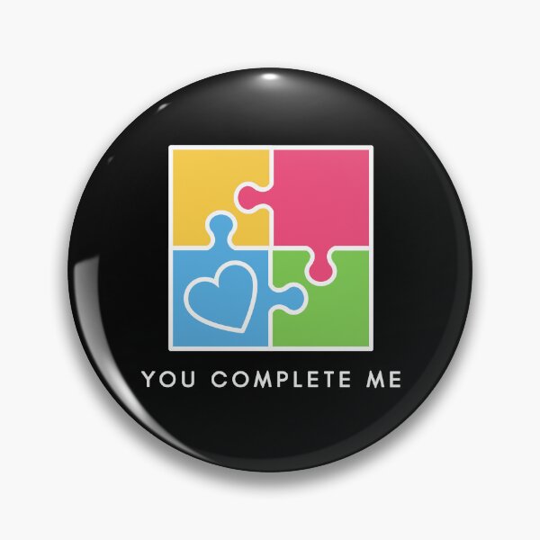 Item preview, You complete me – true love Valentine’s Day designed and sold by wejollydigitals.