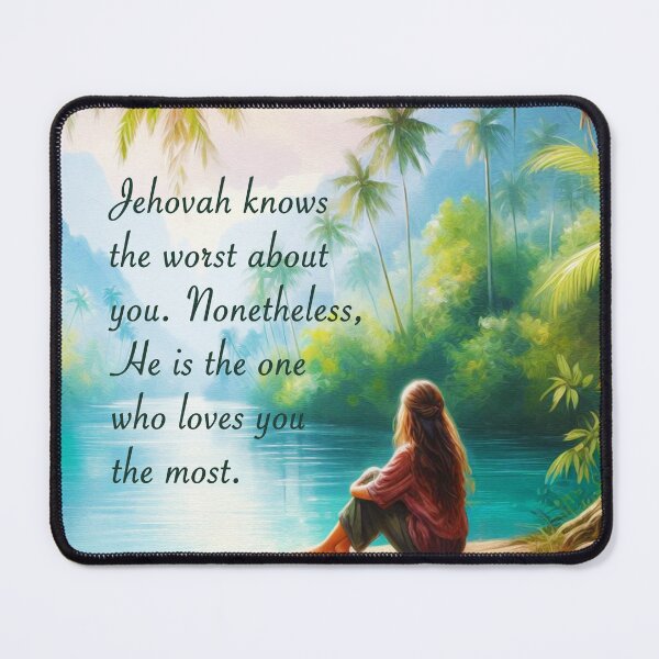 Item preview, Jehovah Loves You Quote (For Her) designed and sold by Paper Bee Gift Shop.