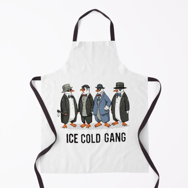 Item preview, Ice Cold Gang pinguin  designed and sold by Funky  Fibers.
