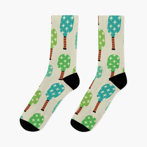 Item preview,  Pickleball Paddles With Mid Century Retro Starbursts  designed and sold by Yasminepatterns .