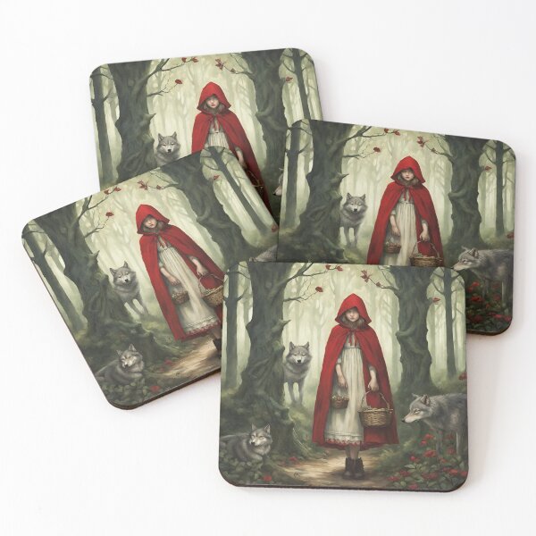 Item preview, The Girl in Red and the Wolfs designed and sold by Mozyden.