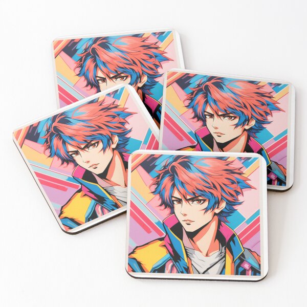 Item preview, Anime Man Bold Colors designed and sold by Creative.Shop.