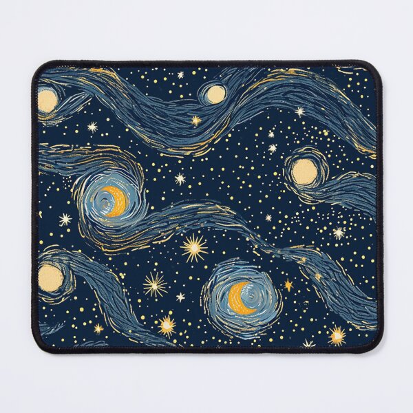 Item preview, Starry Night Pattern 3 designed and sold by Kobi-PrintVibes.