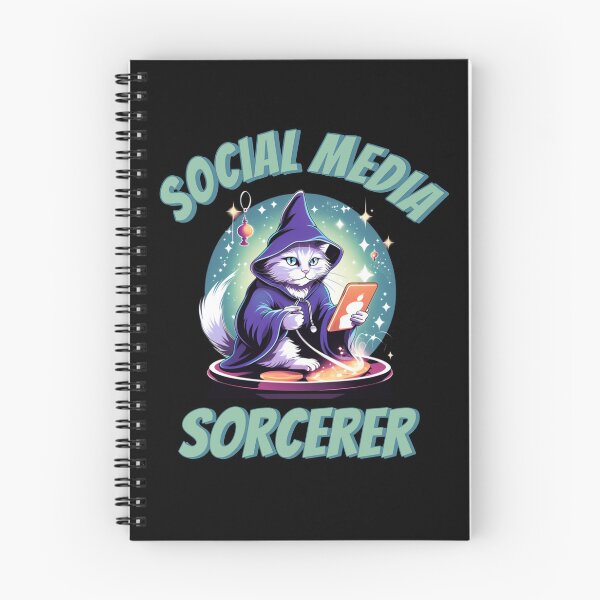 Item preview, Whimsical funny cat marketing manager. Social media sorcerer. designed and sold by Unitepeople.