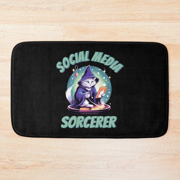 Item preview, Whimsical funny cat marketing manager. Social media sorcerer. designed and sold by Unitepeople.
