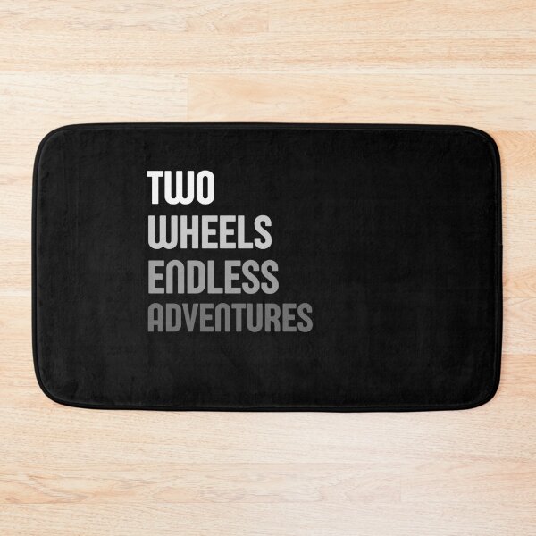 Item preview, Two Wheels, Endless Adventures designed and sold by EmiLeaLun.