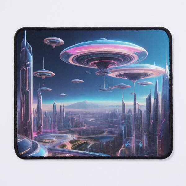 Item preview, A Vector Art Illustration of a Utopian Cityscape designed and sold by Best-Art-32.