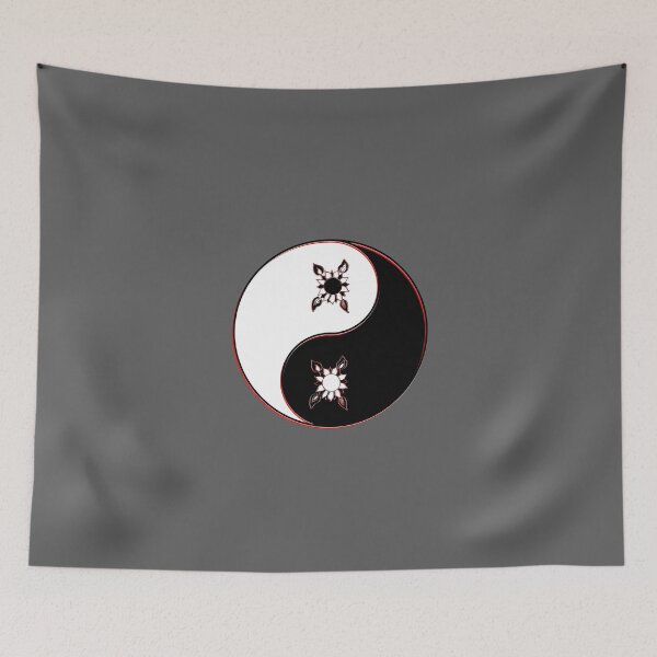 Item preview, yin yang balance harmony design eastern philosophy flower designed and sold by 4rpixs.