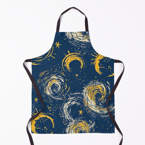 Item preview, Starry Night Pattern 4 designed and sold by Kobi-PrintVibes.