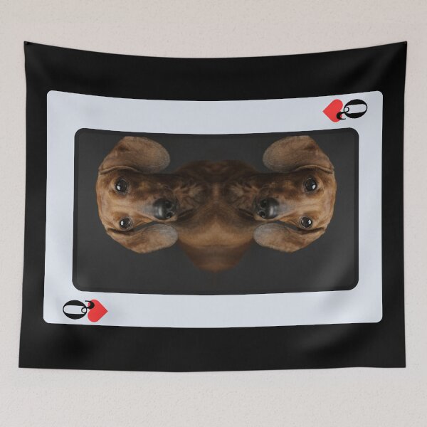 Item preview, Dachshund Queen Of Hearts designed and sold by HighwayForSouls.