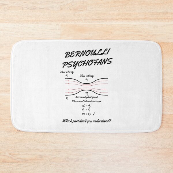 Item preview, Bernoulli Psychofans – Funny Gift for Science Geeks designed and sold by PapaMikeCrafts.