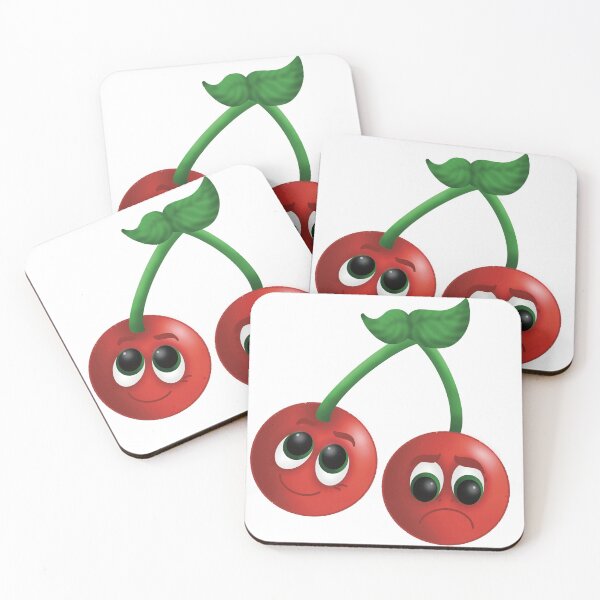 Item preview, Happy Sad Cherries designed and sold by HaelyMikelle.