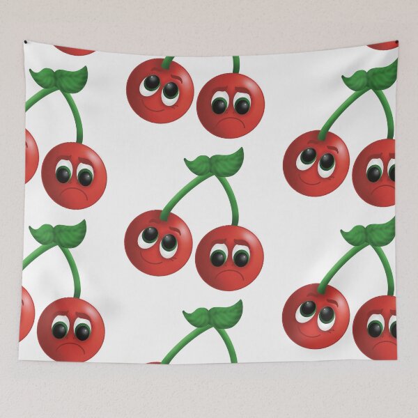 Item preview, Happy Sad Cherries designed and sold by HaelyMikelle.