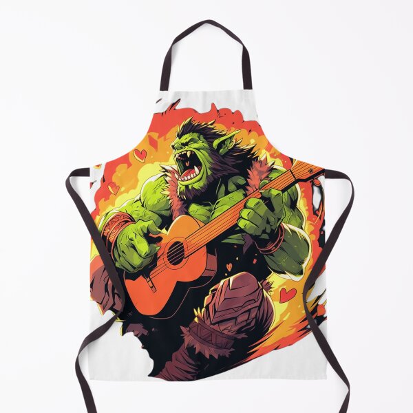 Item preview, the orcish dedicated guitarist designed and sold by GruumchsGoods.