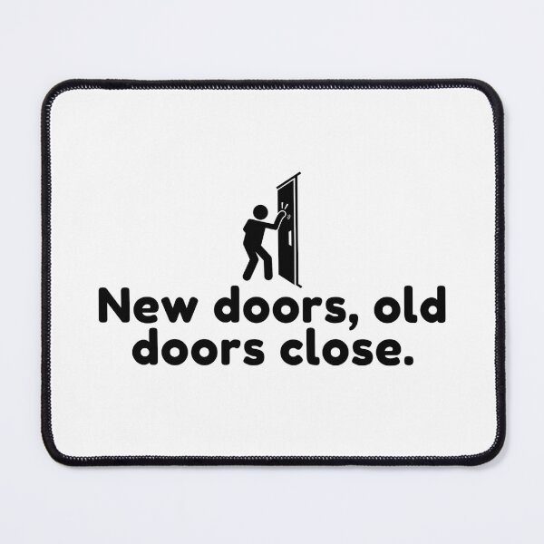 Item preview, New doors, old doors close. designed and sold by Bananobanini.