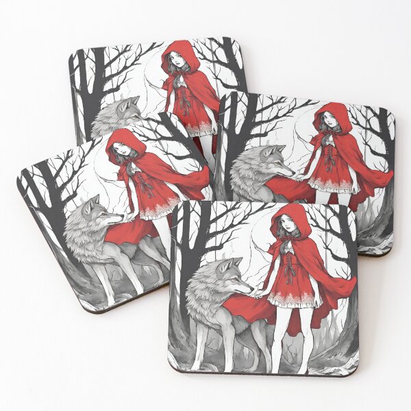 Item preview, A little red riding hood and his wolf  designed and sold by Mozyden.