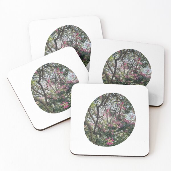 Item preview, Pink Flowers in a Tree: A Touch of Beauty designed and sold by tadeba.