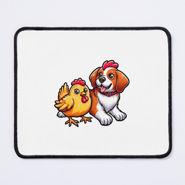 Item preview, cat and chicken  designed and sold by ArteeInnovation.