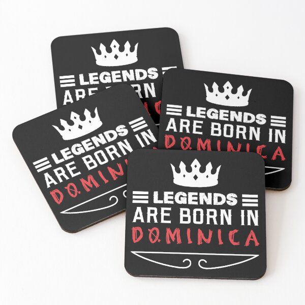 Item preview, Legends are born in Dominica designed and sold by BYNDART.