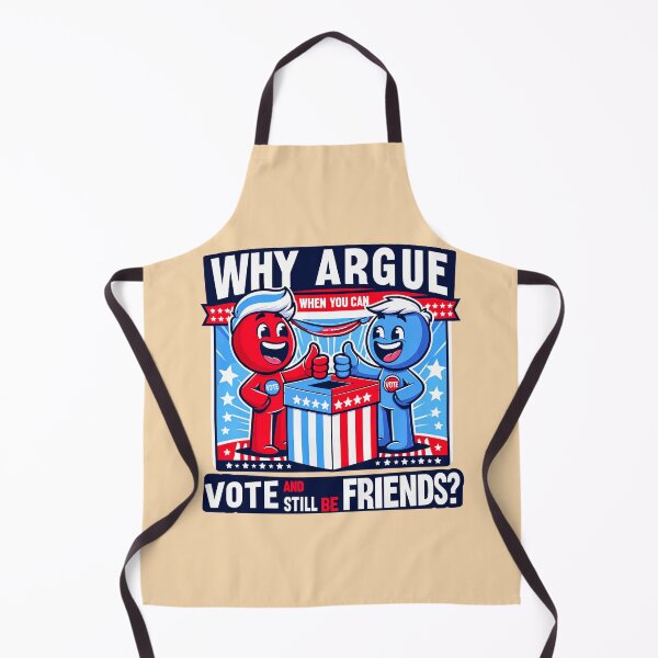 Item preview, Friends at the Polls Tee - 'Vote and Stay Friends' 2024 Election Shirt designed and sold by FebricFusion.