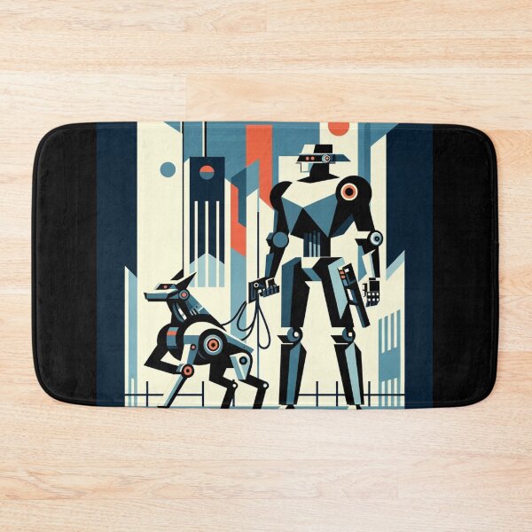 Item preview, Tesla bot robocop designed and sold by TEEJAMBOREE.