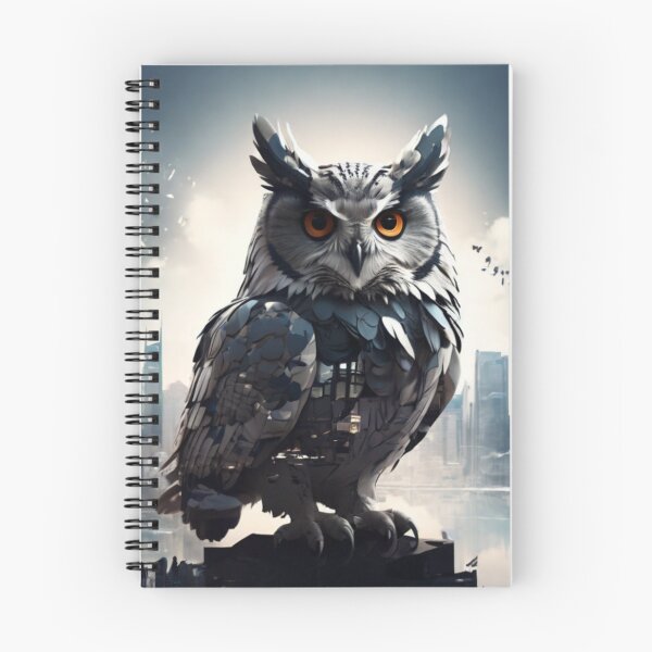 Item preview, Title: "Wisdom in Threads: Vintage Owl Double Exposure" designed and sold by Especiallyforu.