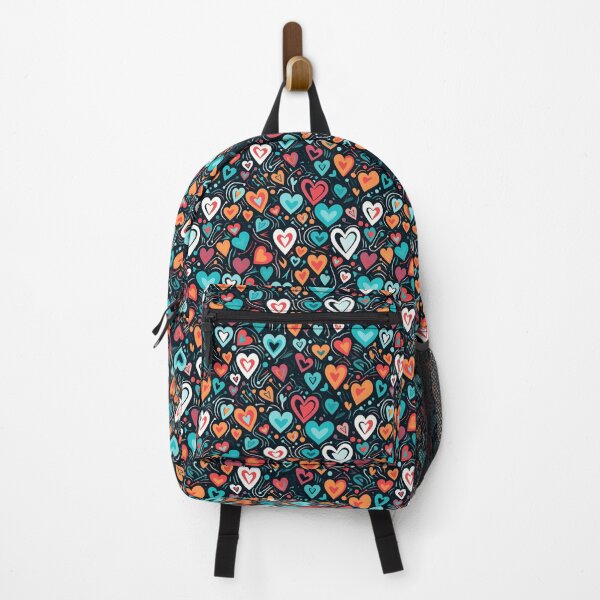 Item preview, Cartoon Style Flowy Colourful Heart Pattern designed and sold by AgathaZolastore.
