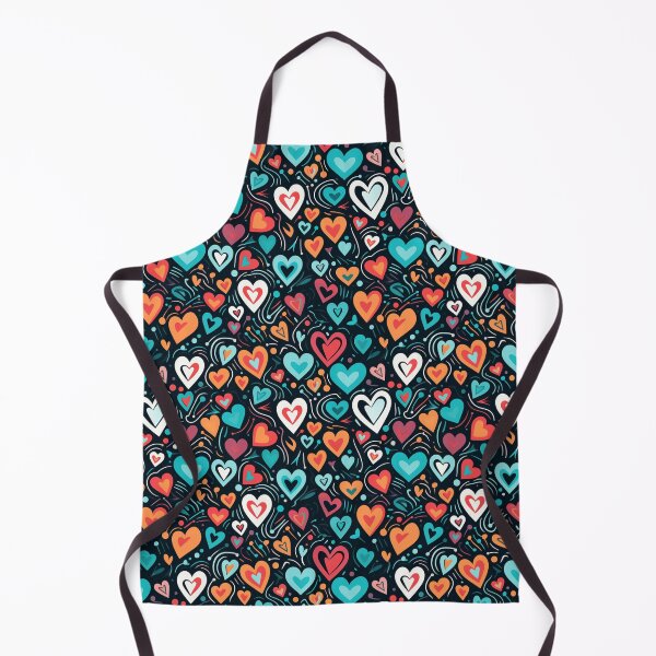 Item preview, Cartoon Style Flowy Colourful Heart Pattern designed and sold by AgathaZolastore.