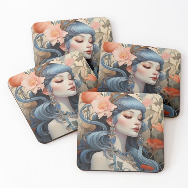 Item preview, Girl with blue hair designed and sold by MoerikaStyle.