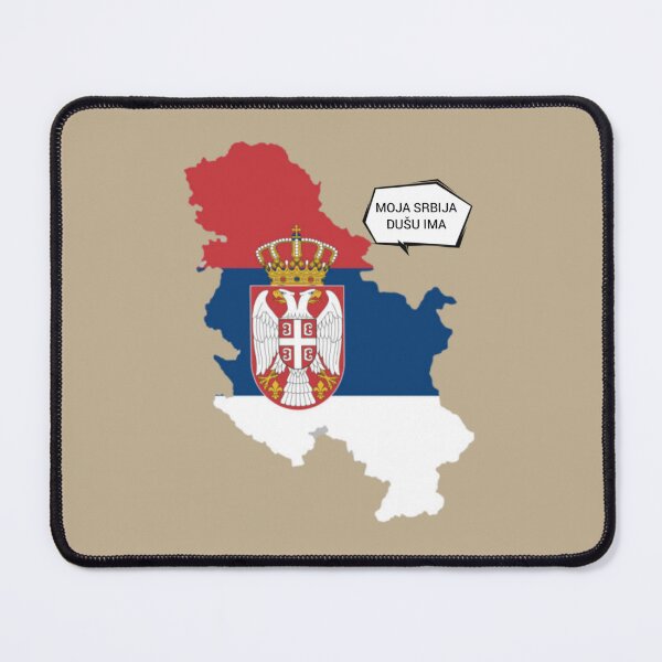 Item preview, Serbia map serbia flag designed and sold by zorkaa1.