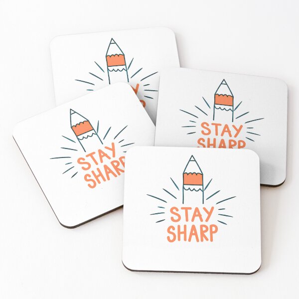 Item preview, Stay Sharp  Motivational Art designed and sold by Funky  Fibers.