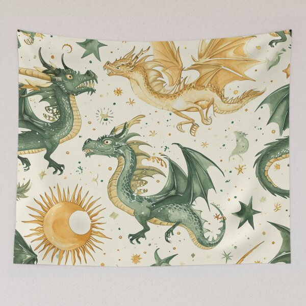 Item preview, dragon Pattern designed and sold by Kobi-PrintVibes.
