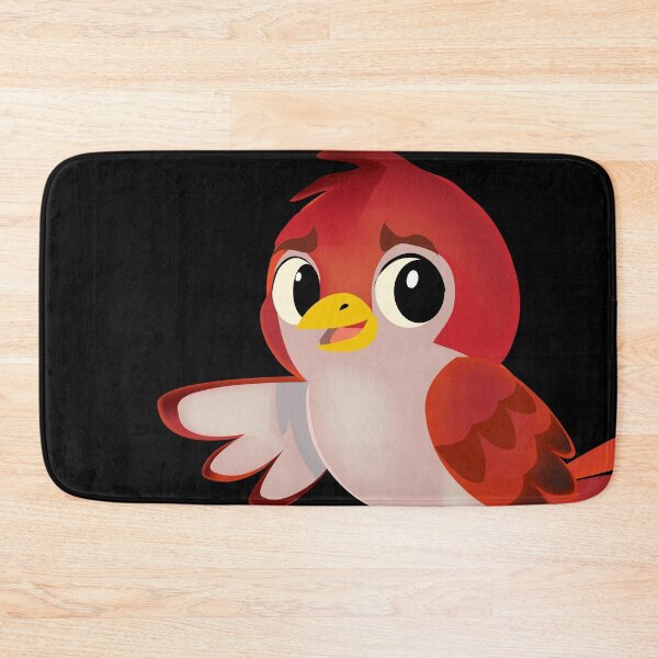 Item preview, little red bird points its wing at the object designed and sold by duxpavlic.