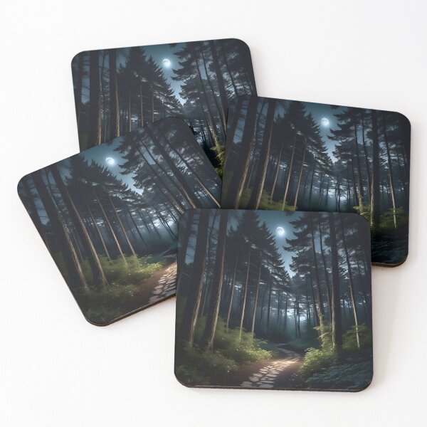 Item preview, Moonlight forest designed and sold by Inspyralia.
