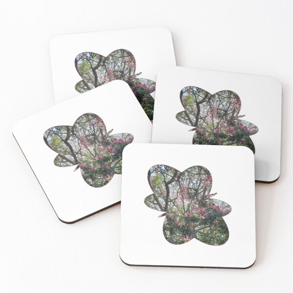 Item preview, Pink Flowers in a Tree: A Touch of Beauty designed and sold by tadeba.