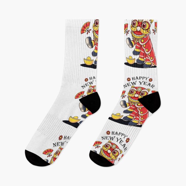 Item preview, Chinese New Year, cute dragon lion dance designed and sold by Kevyn Adha.