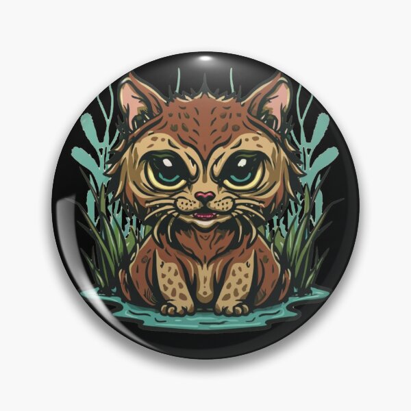 Item preview, Scary Swamp Cat Kitten Little Lampart Miaw Tiger  designed and sold by Cr320.