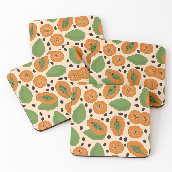 Item preview, Papaya seamless pattern designed and sold by DesignsbySimons.
