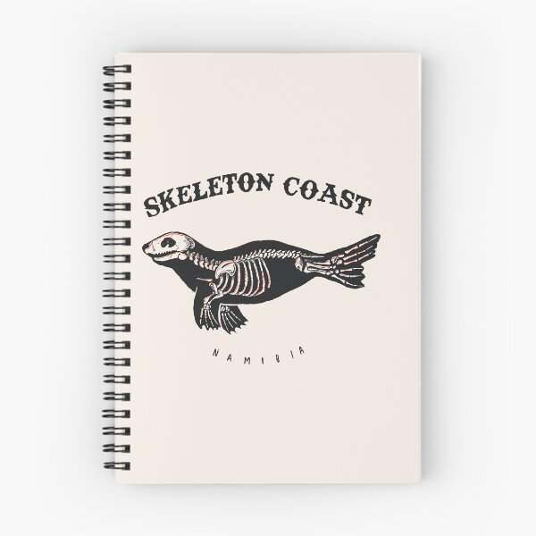 Item preview, Skeleton coast seal skeleton namibia designed and sold by storms eye creative.