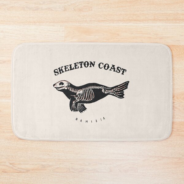 Item preview, Skeleton coast seal skeleton namibia designed and sold by storms eye creative.