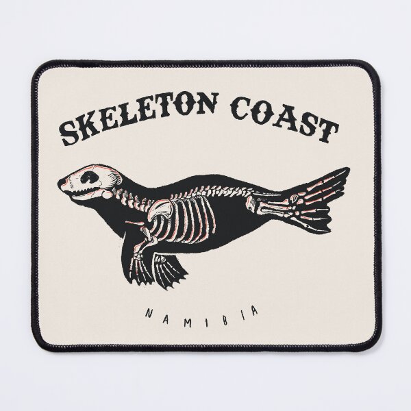 Item preview, Skeleton coast seal skeleton namibia designed and sold by storms eye creative.