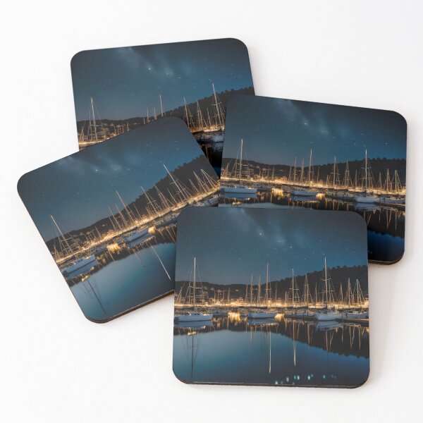 Item preview, Harbor at night designed and sold by Inspyralia.