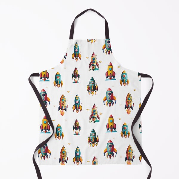 Item preview, Colourful Space Rockets designed and sold by smileykty.