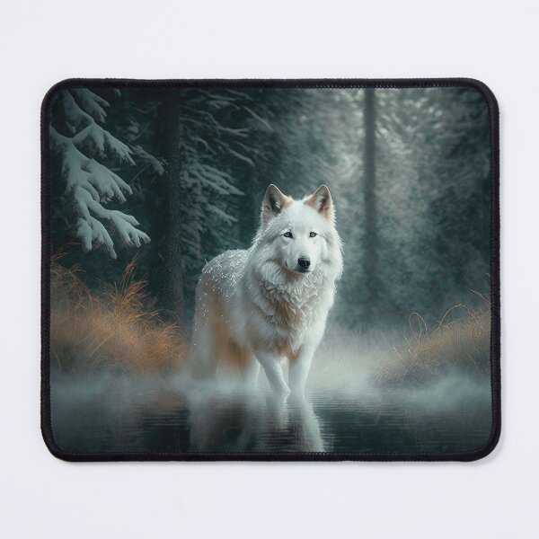 Item preview, White Wolf at Water designed and sold by Blue Horse Photo Magic.