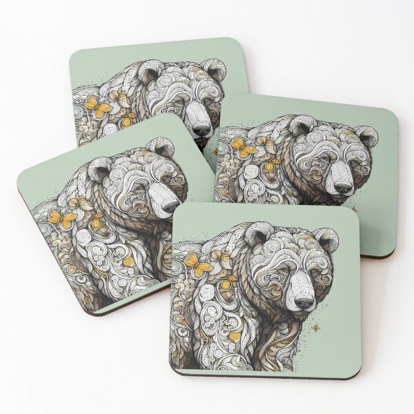 Item preview, bear art designed and sold by gkhanco.